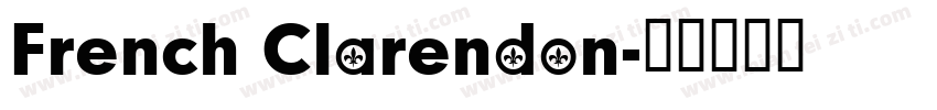 French Clarendon字体转换